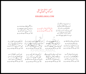 Read more about the article Bohat Roya Hai Lyrics Shadman Raza Noha 2023
